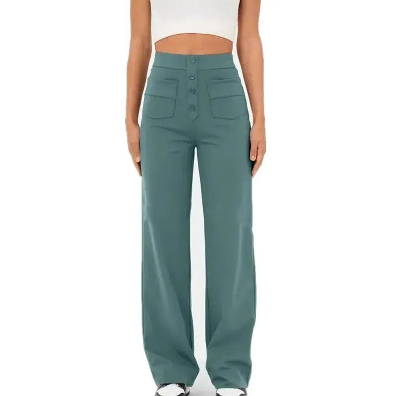 High-Waist Wide Leg Pants