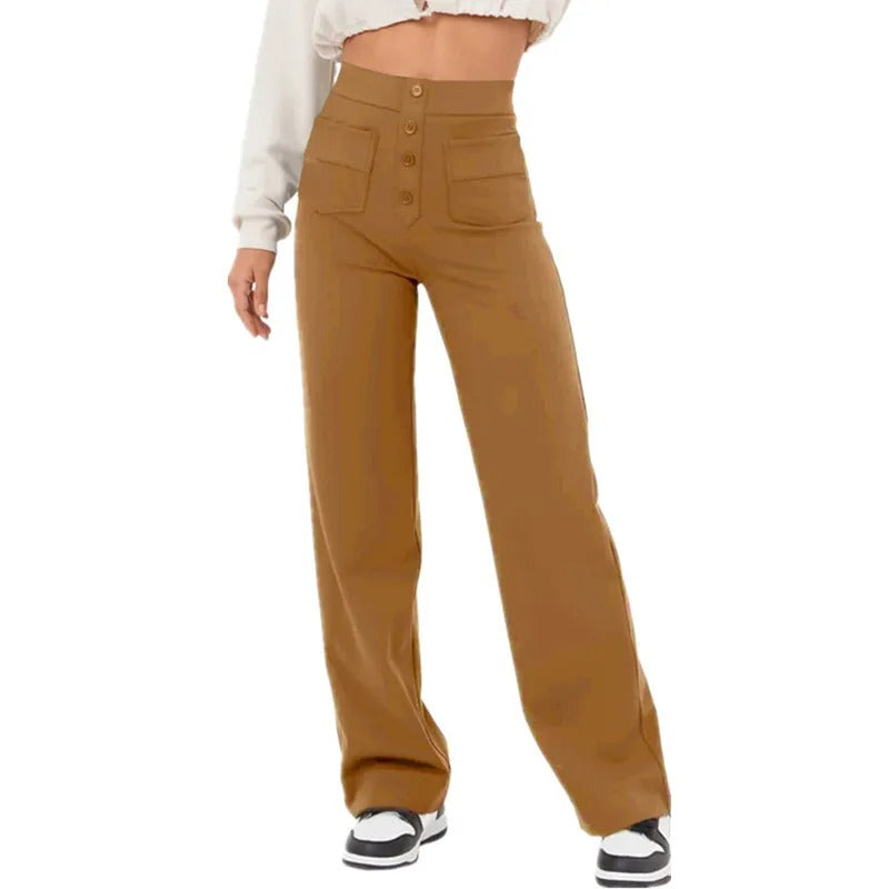 High-Waist Wide Leg Pants