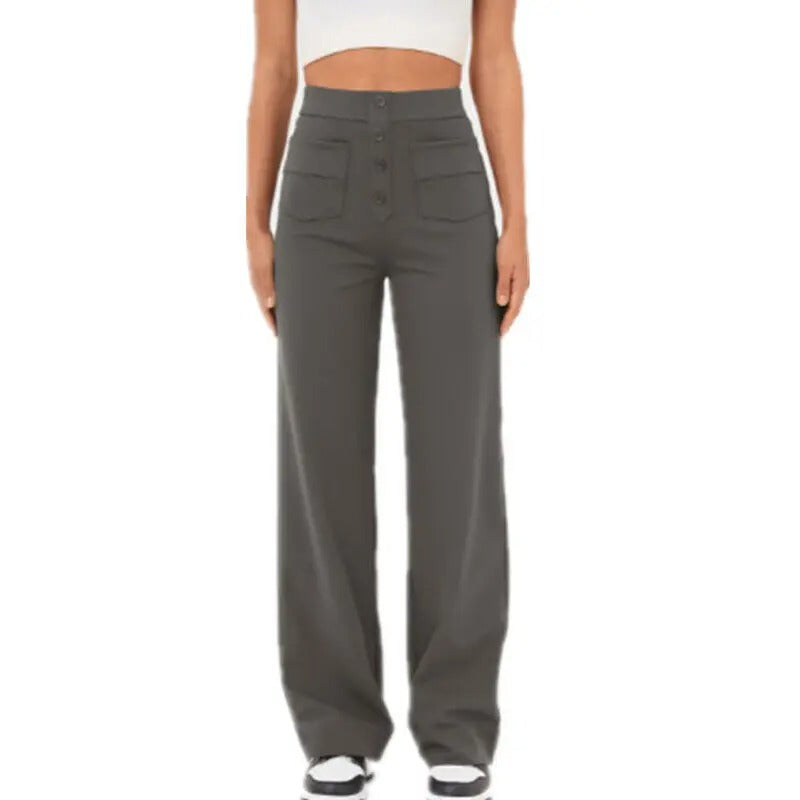 High-Waist Wide Leg Pants
