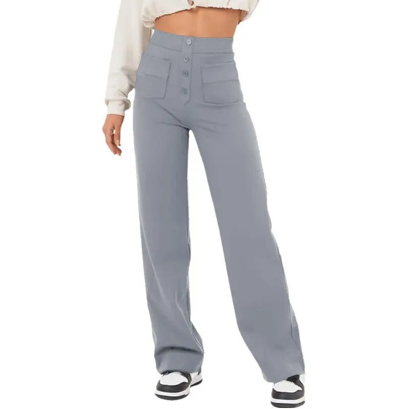 High-Waist Wide Leg Pants