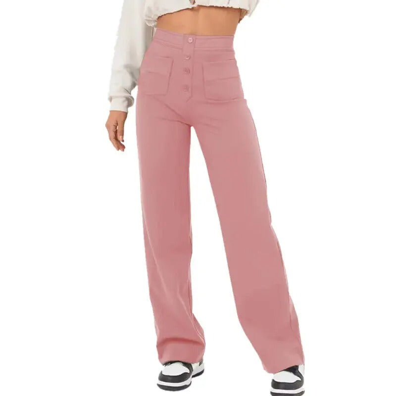 High-Waist Wide Leg Pants