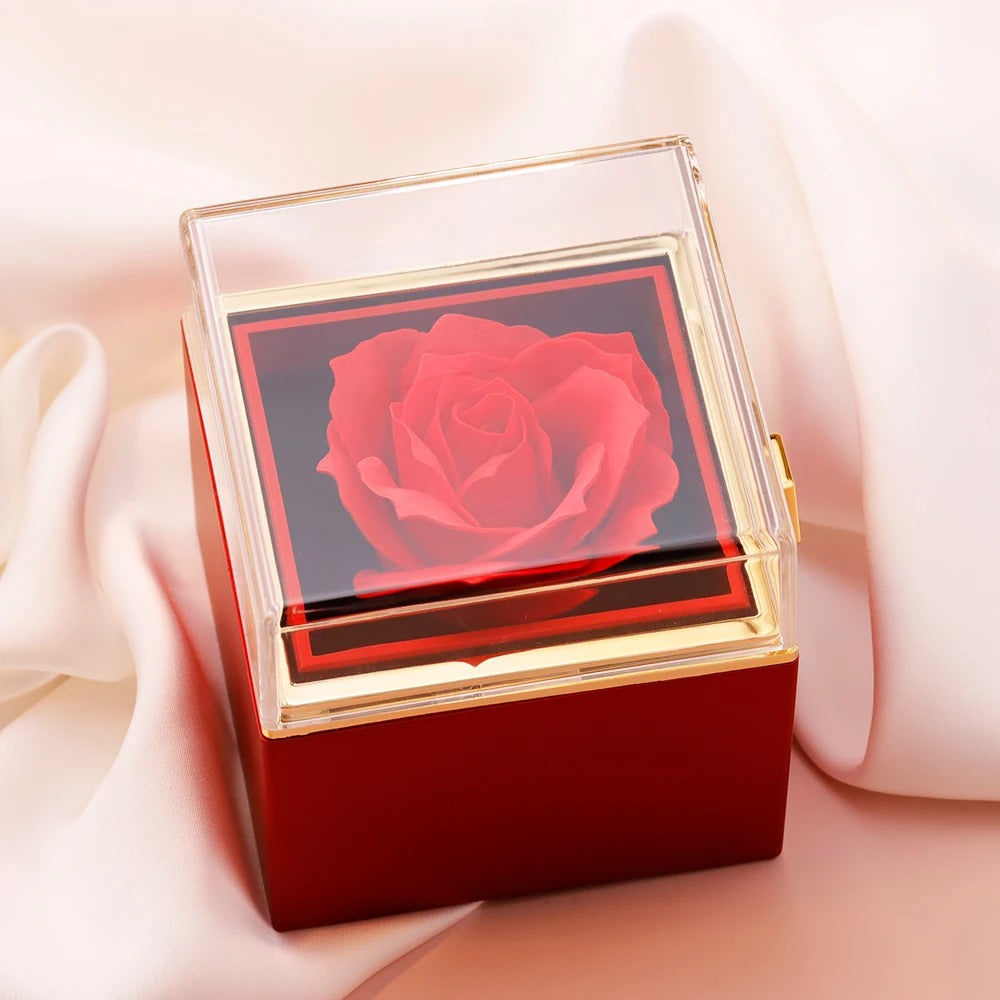 Valentine Rose Gift Necklace