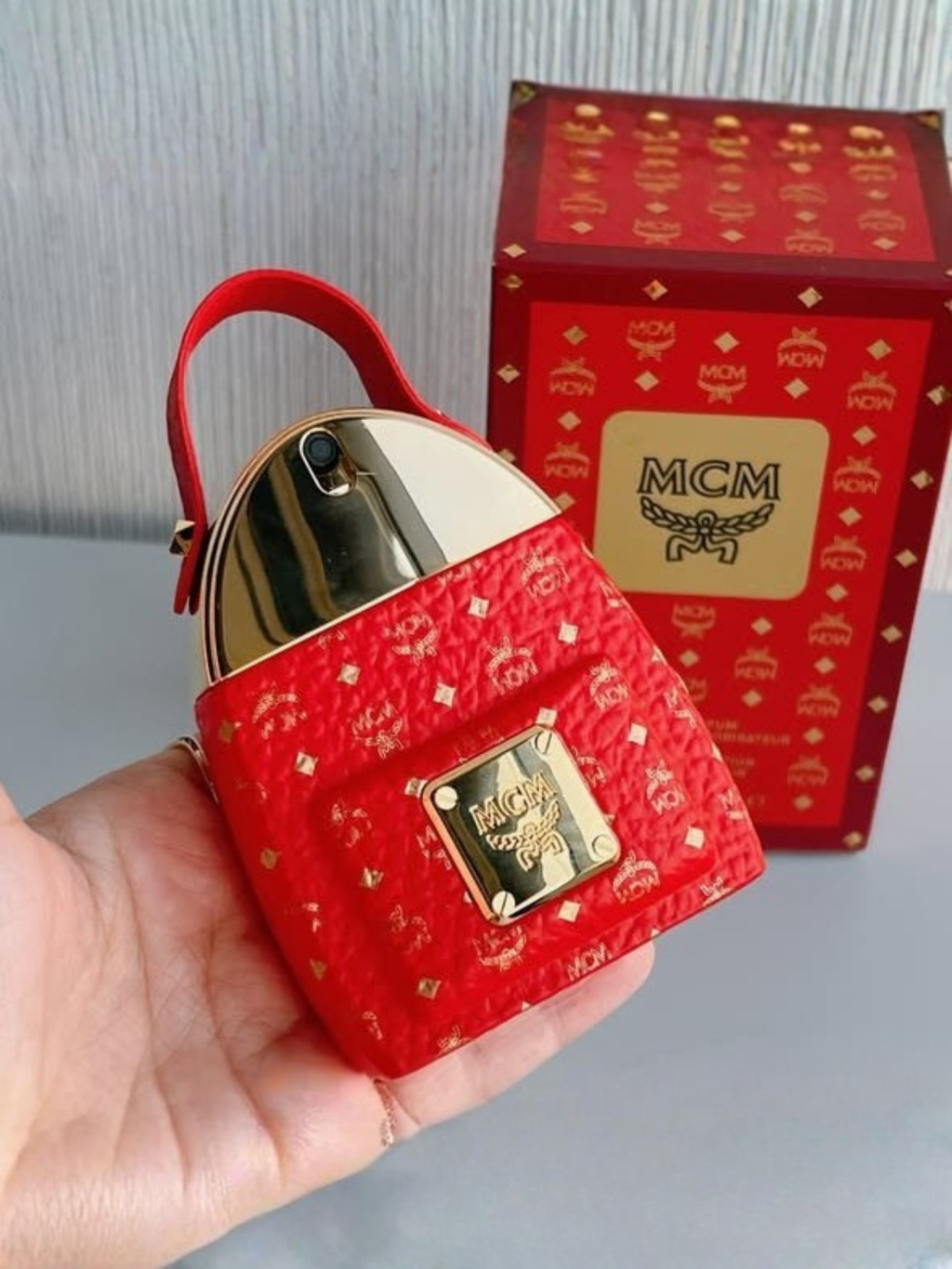 MCM Scarlet Amber Floral Escape
