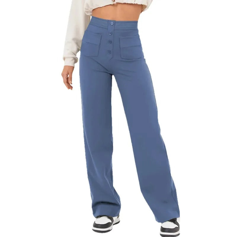 High-Waist Wide Leg Pants