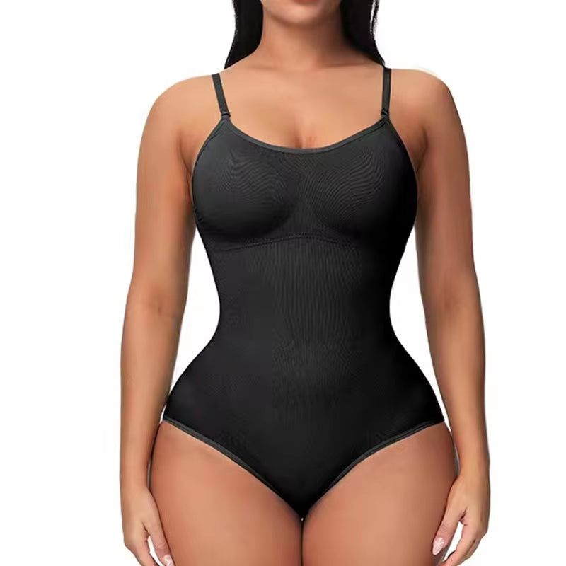 Open-Crotch Padded Bodysuit Shapewear